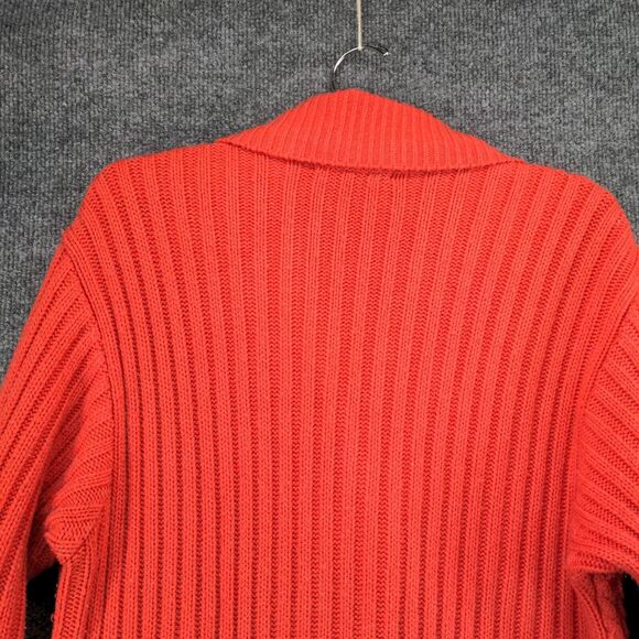 Silvana Cardigan Sweater Womens Large Long Sleeve Pink Button Front Collar - Picture 6 of 11